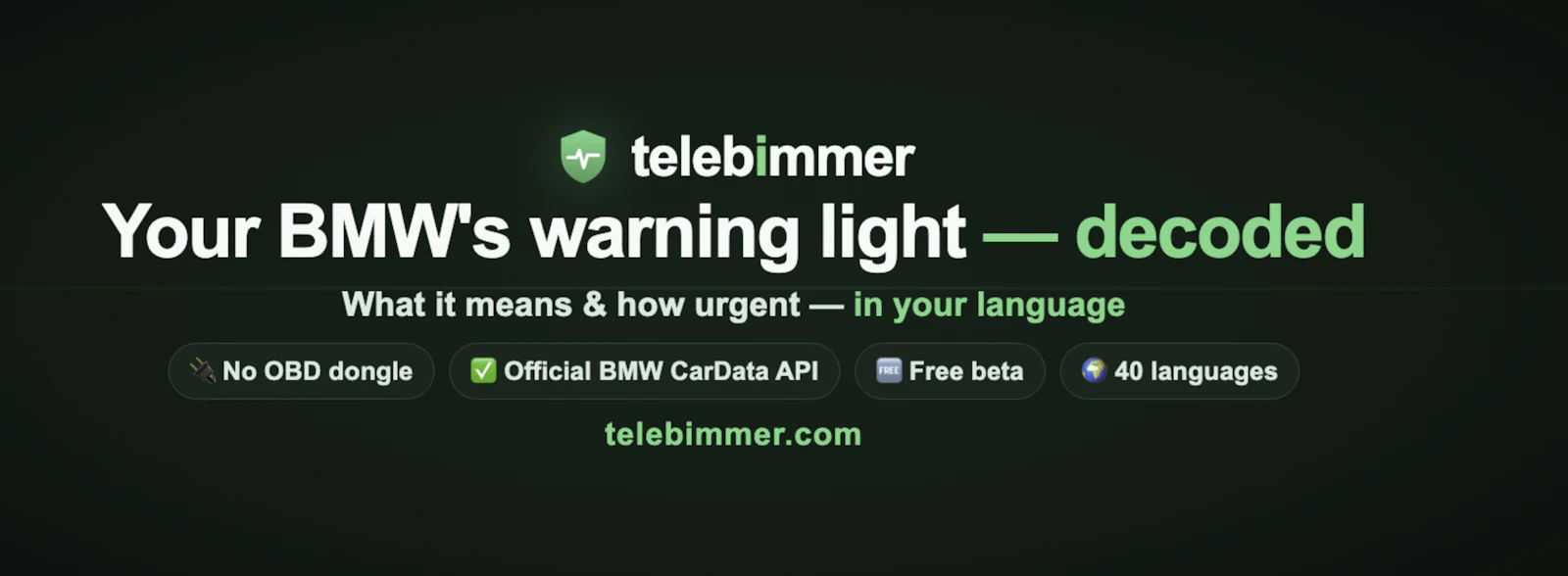 Telebimmer — your car status in Telegram screenshot 3