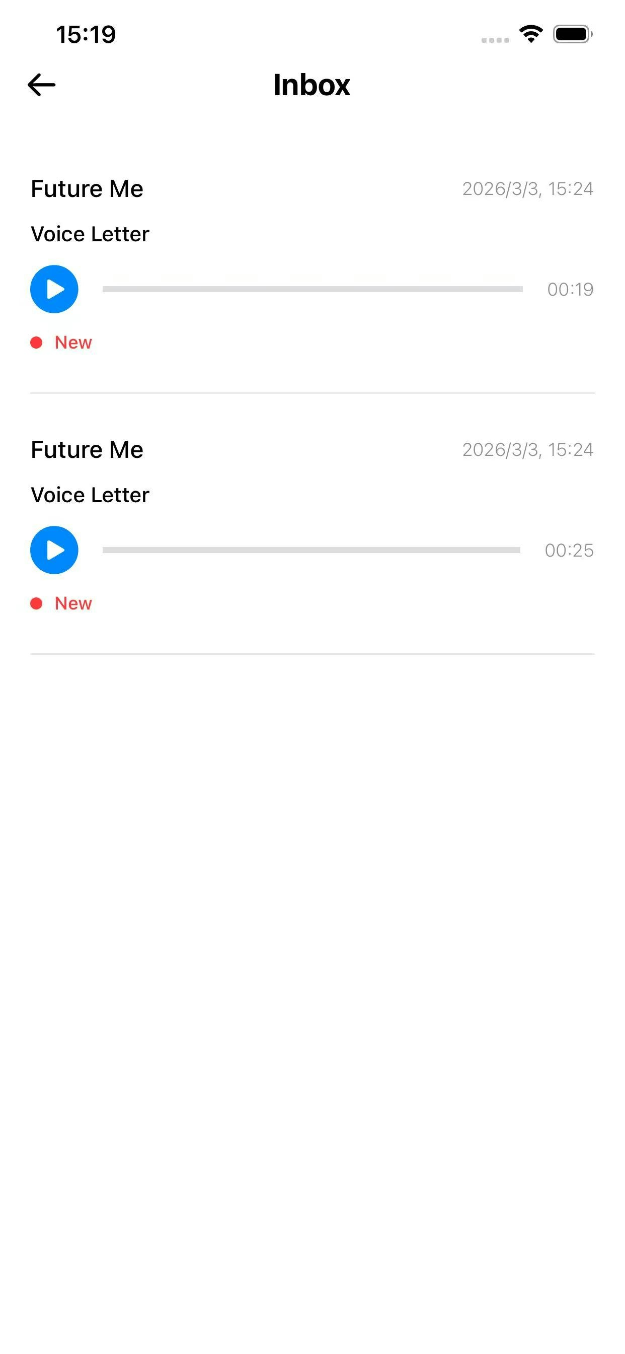 VoiceLetter - Screenshot 4 showing product features and functionality