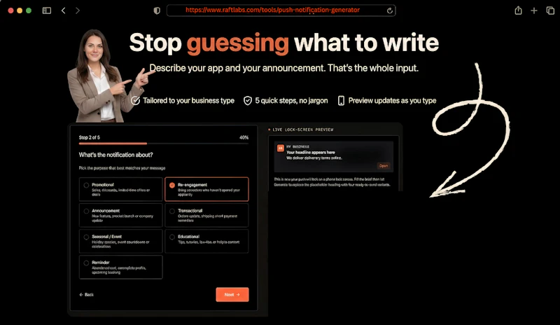 Push Notification Generator screenshot 3