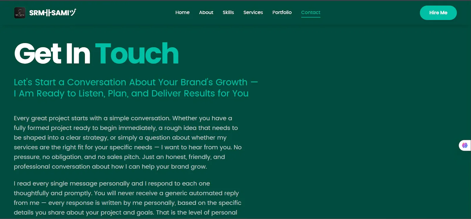 My Personal Portfolio Website SRM卝SAMIヅ screenshot 6