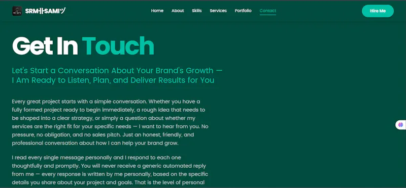My Personal Portfolio Website SRM卝SAMIヅ screenshot 6