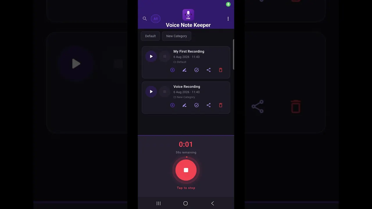 Voice Note Keeper - VNK gallery image