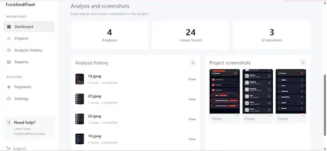 FontAndPixel — Precision UI review gallery image