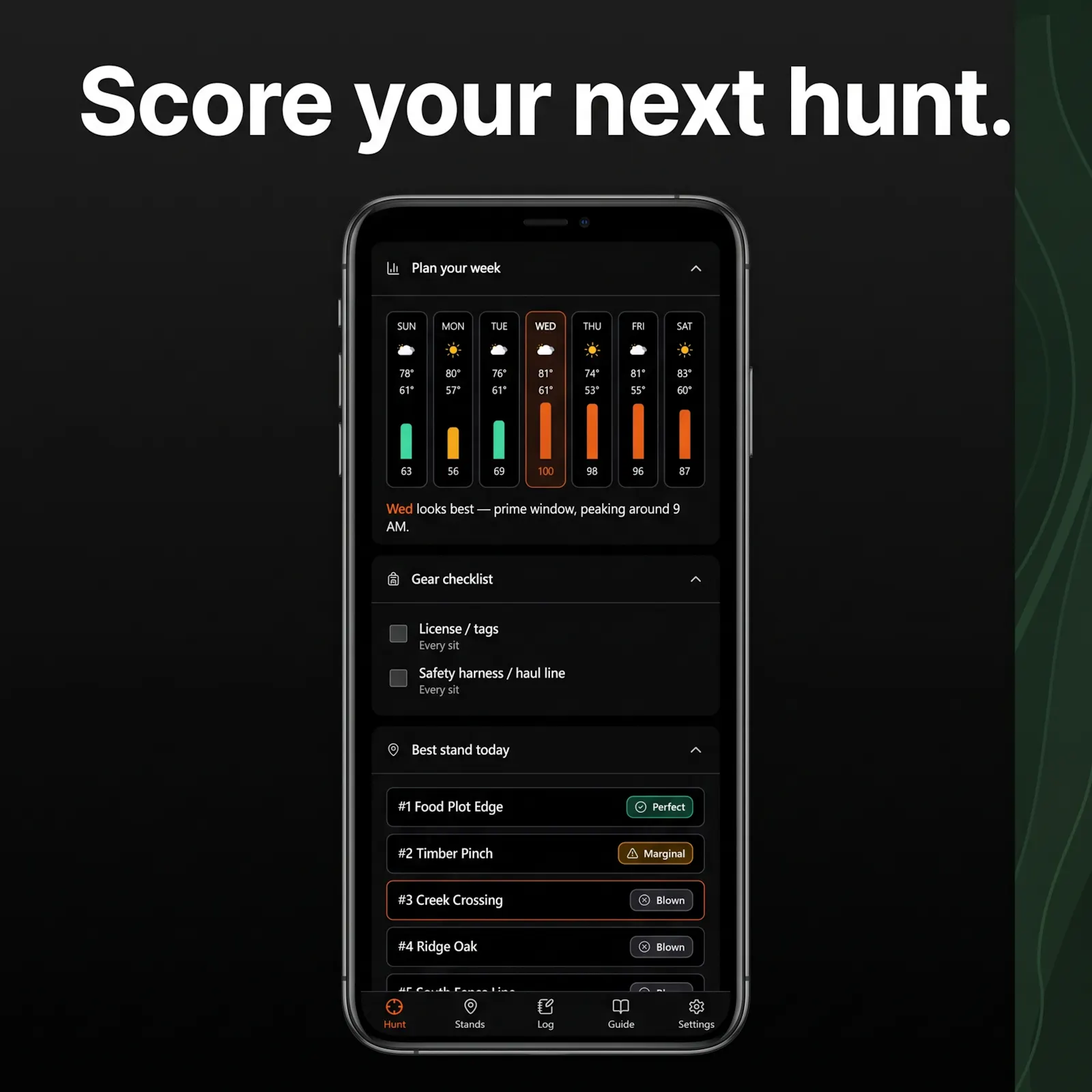 Huntcast: Hunting Forecast screenshot 10