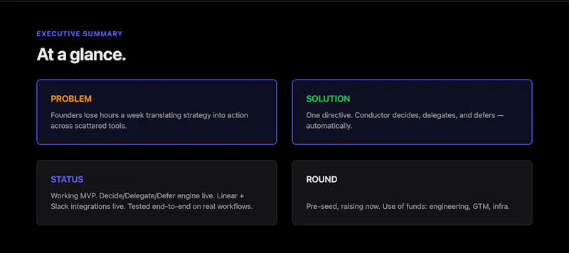 Conductor by Min15x - The Founder OS screenshot 3