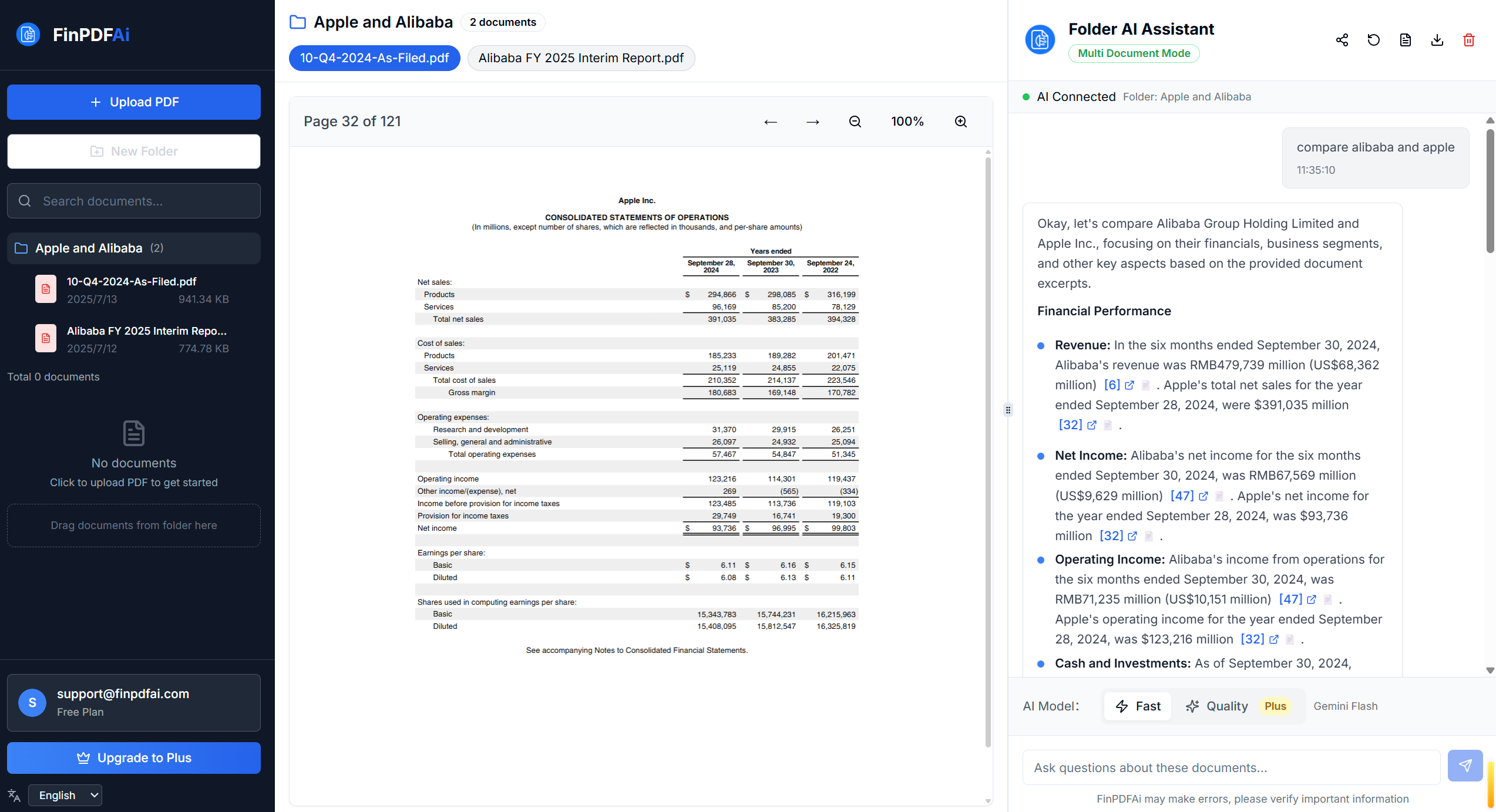Finpdfai - Convierta los densos PDF financieros en información lista para decisiones. media 4