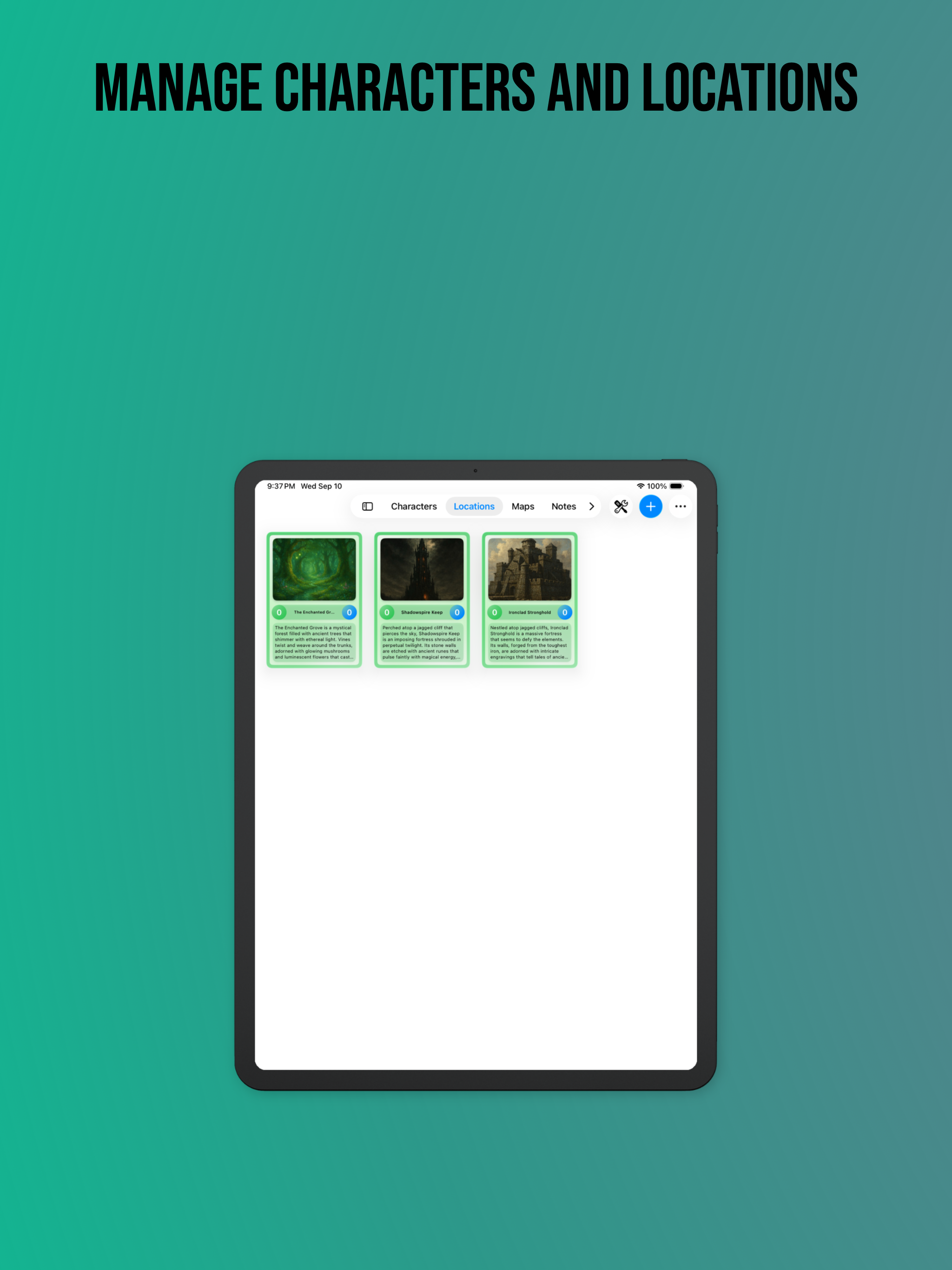 Sage RPG - Manage your TTRPG games and tools on all Apple Platforms medya 12