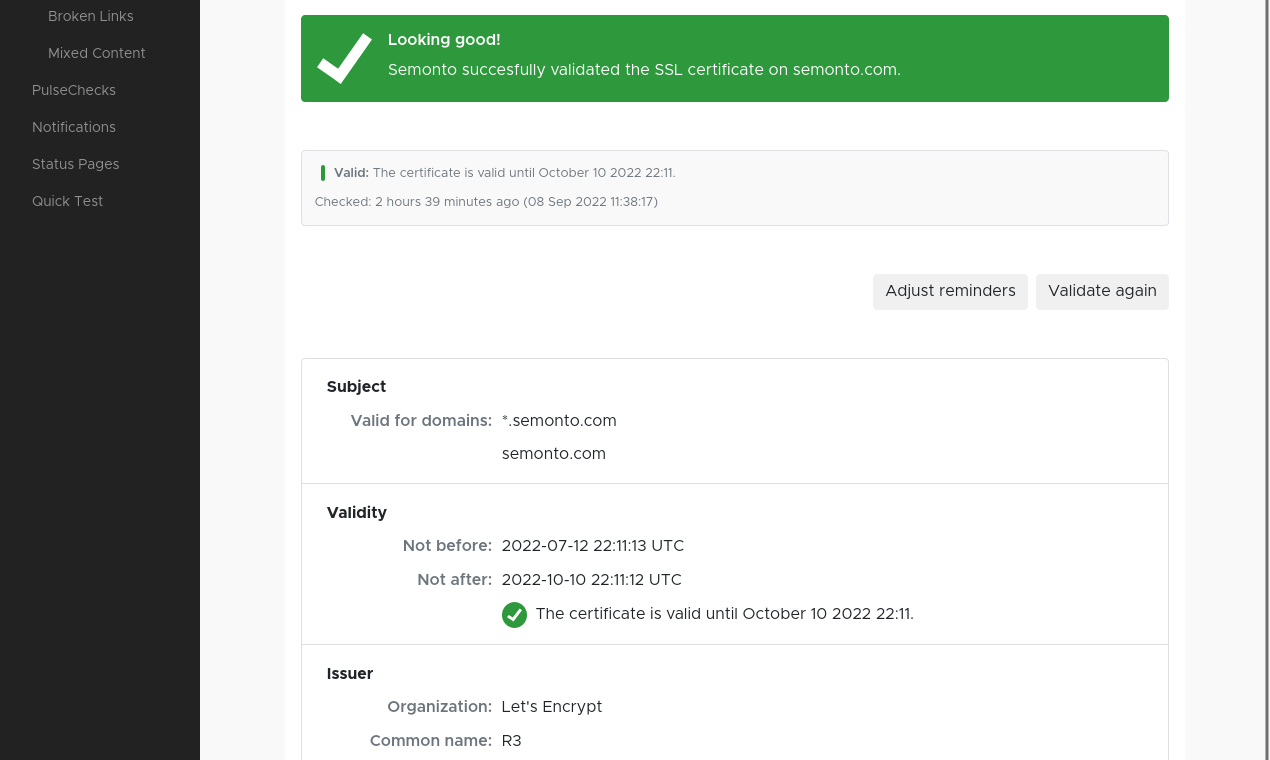 Semonto - Herramienta de monitoreo de sitios web media 6