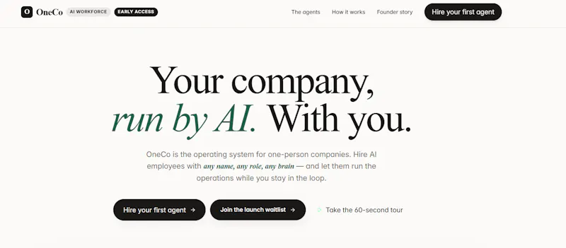 OneCO screenshot 1