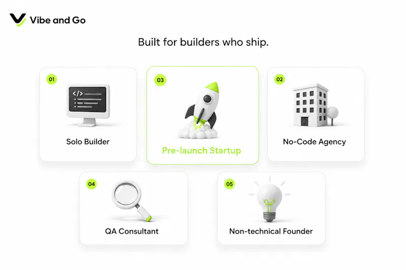 Vibe and Go - Automated QA screenshot 5