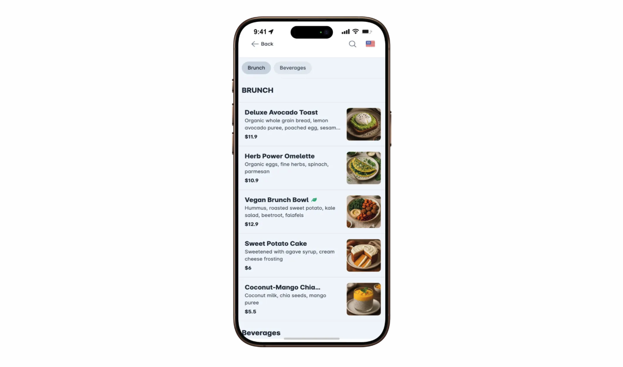 Média Shevafood - Menus numériques qui parlent toutes les langues 3