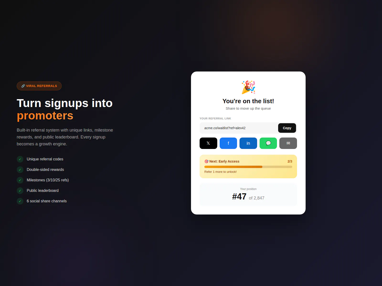 Launch List for Framer product banner
