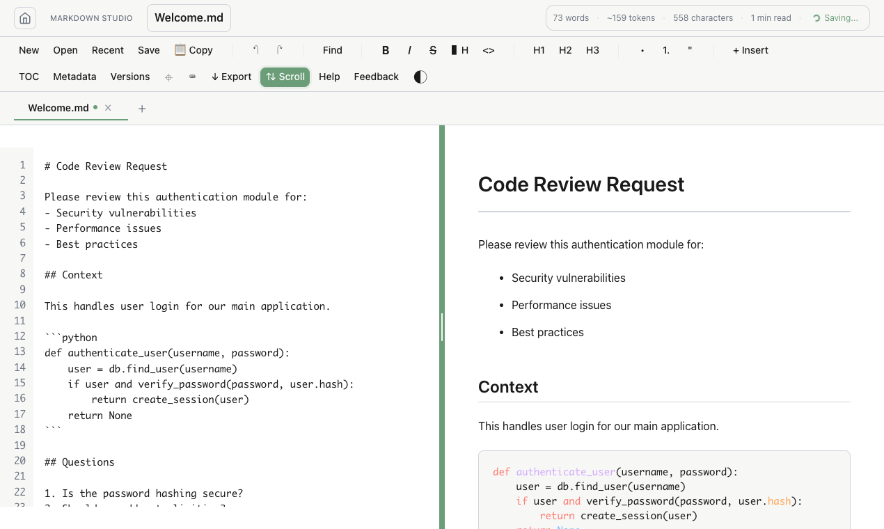 Markdown Studio gallery image