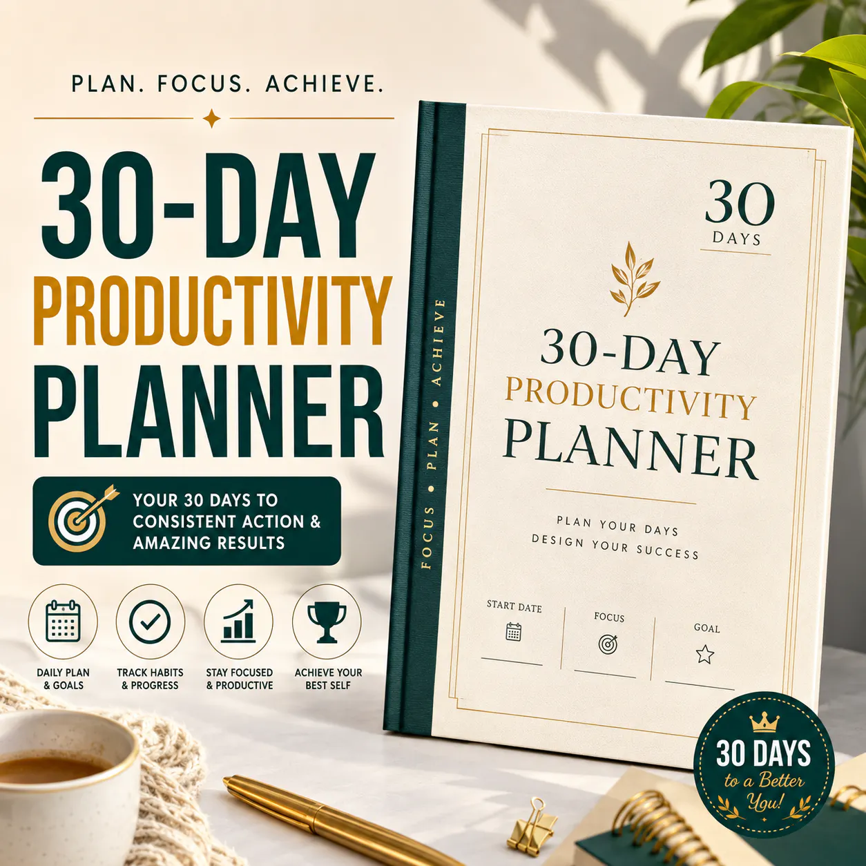  30-Day Productivity Planner  gallery image