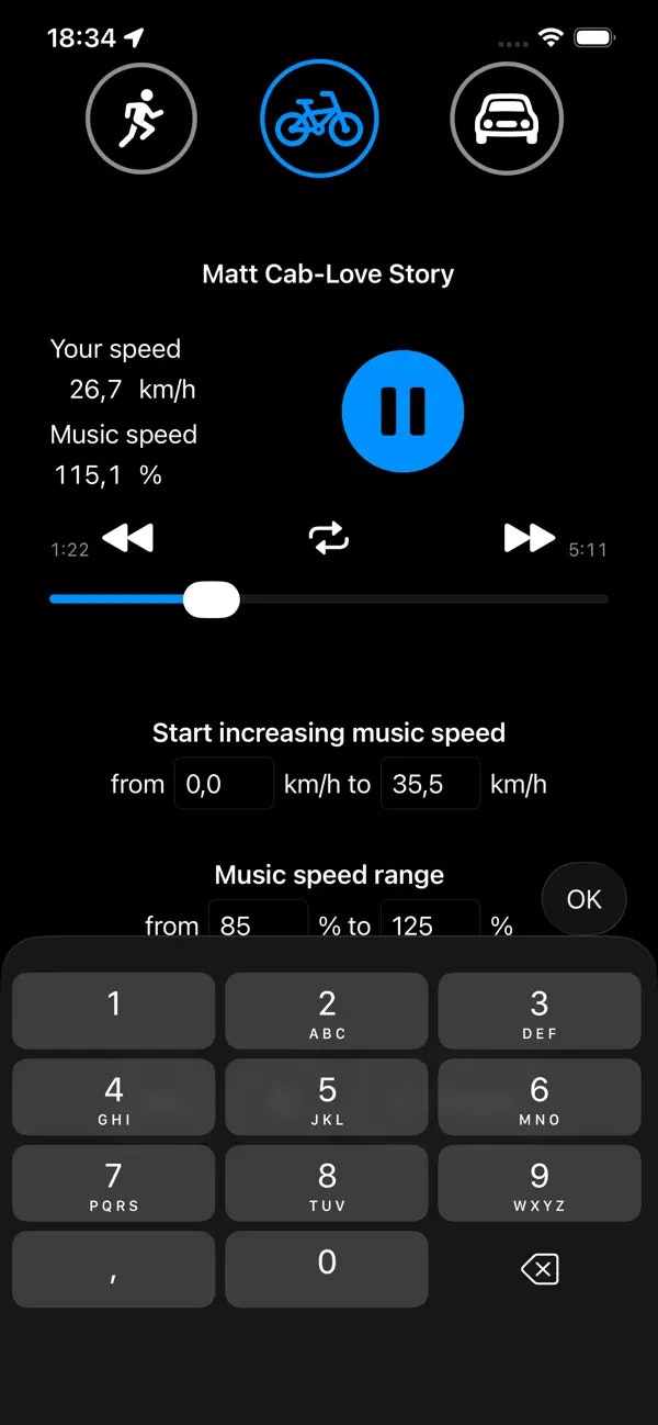Accelerando: Play with motion - Screenshot 2 showing product features and functionality