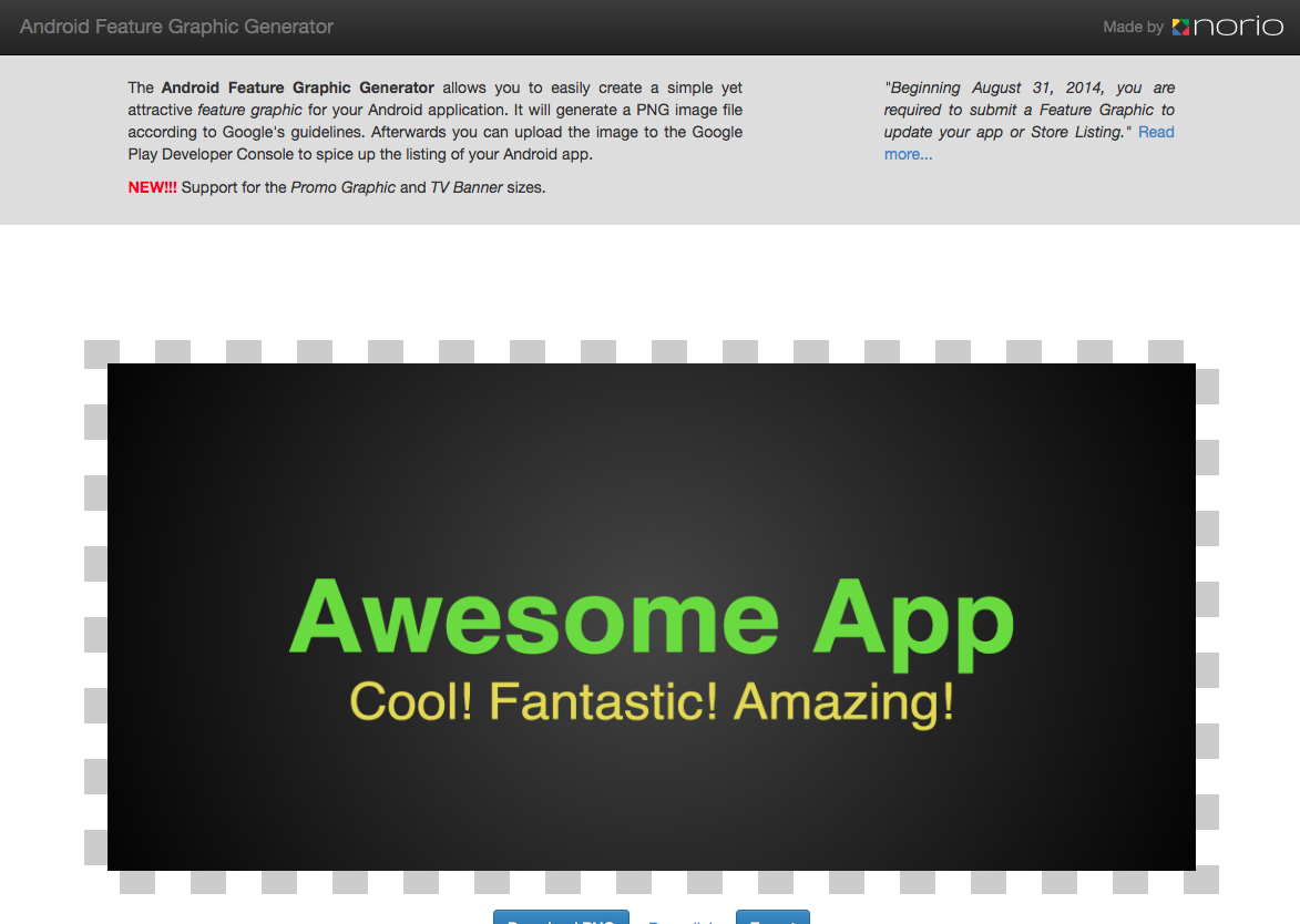 Android Feature Graphic Generator gallery image