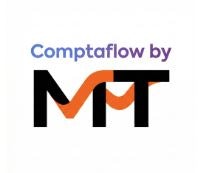 ComptaFlow by MeeTempo - Product Hunt launch logo and brand identity