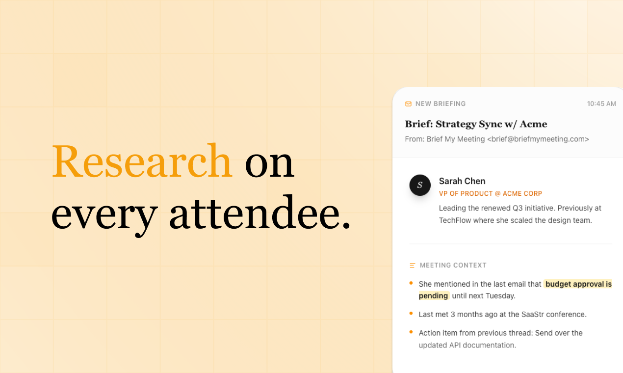 Brief My Meeting gallery image