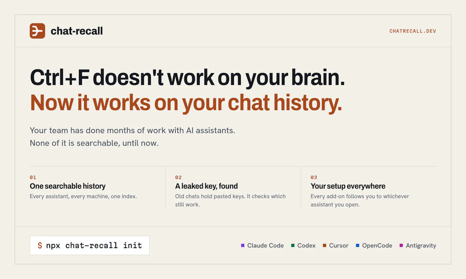 chat-recall screenshot 1