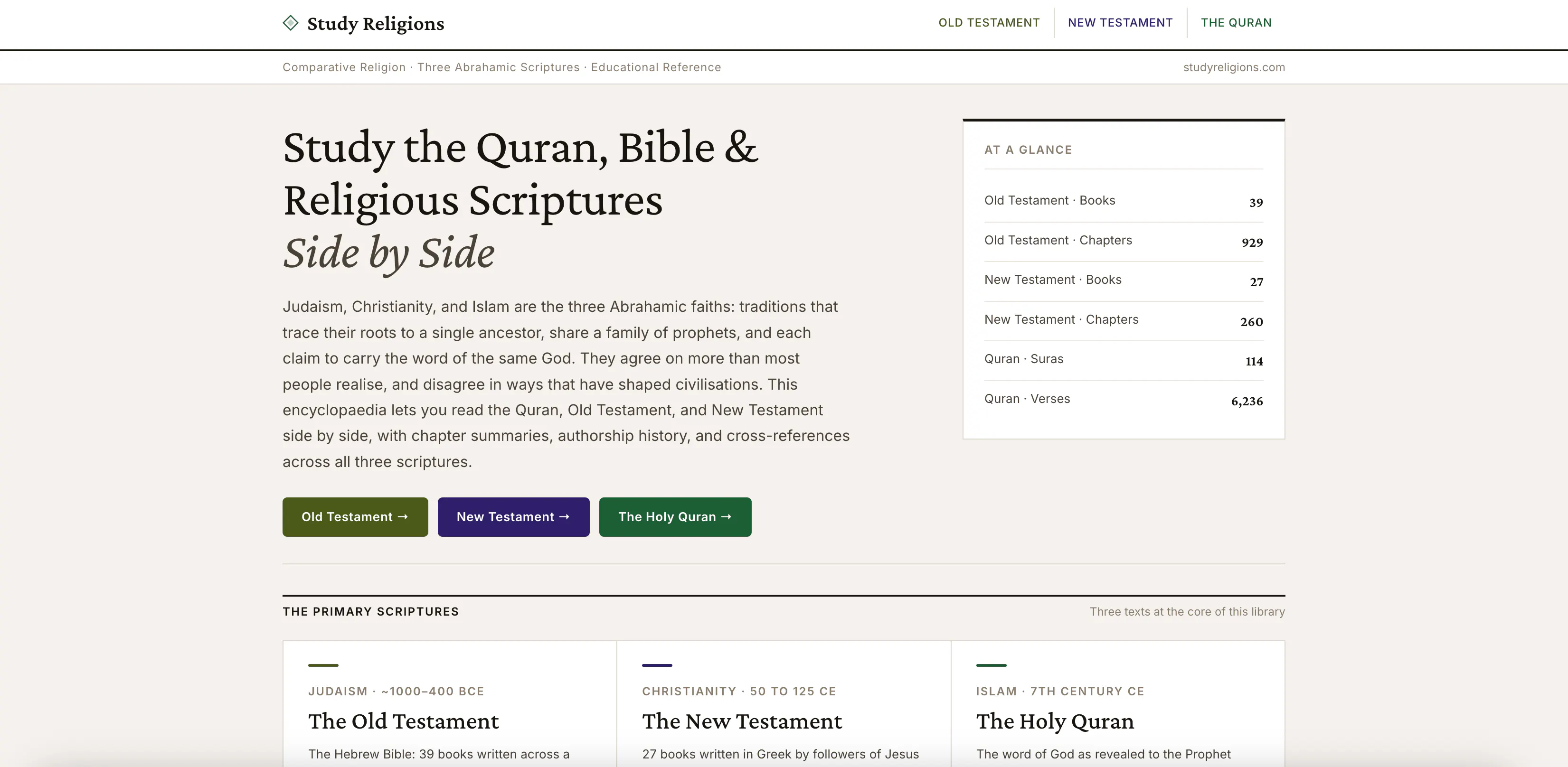 Banner del producto Study Religions