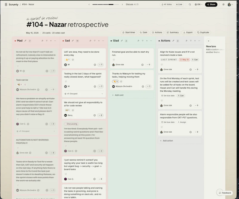 Scrumly Tools screenshot 2