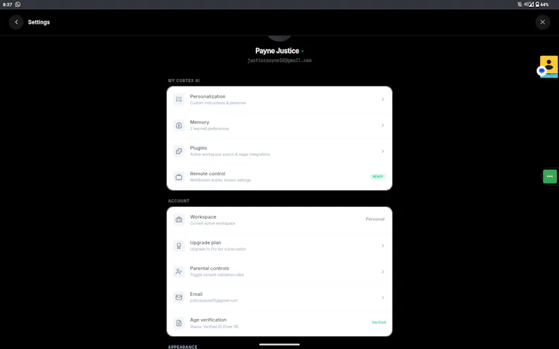 CORTEX AI  screenshot 1
