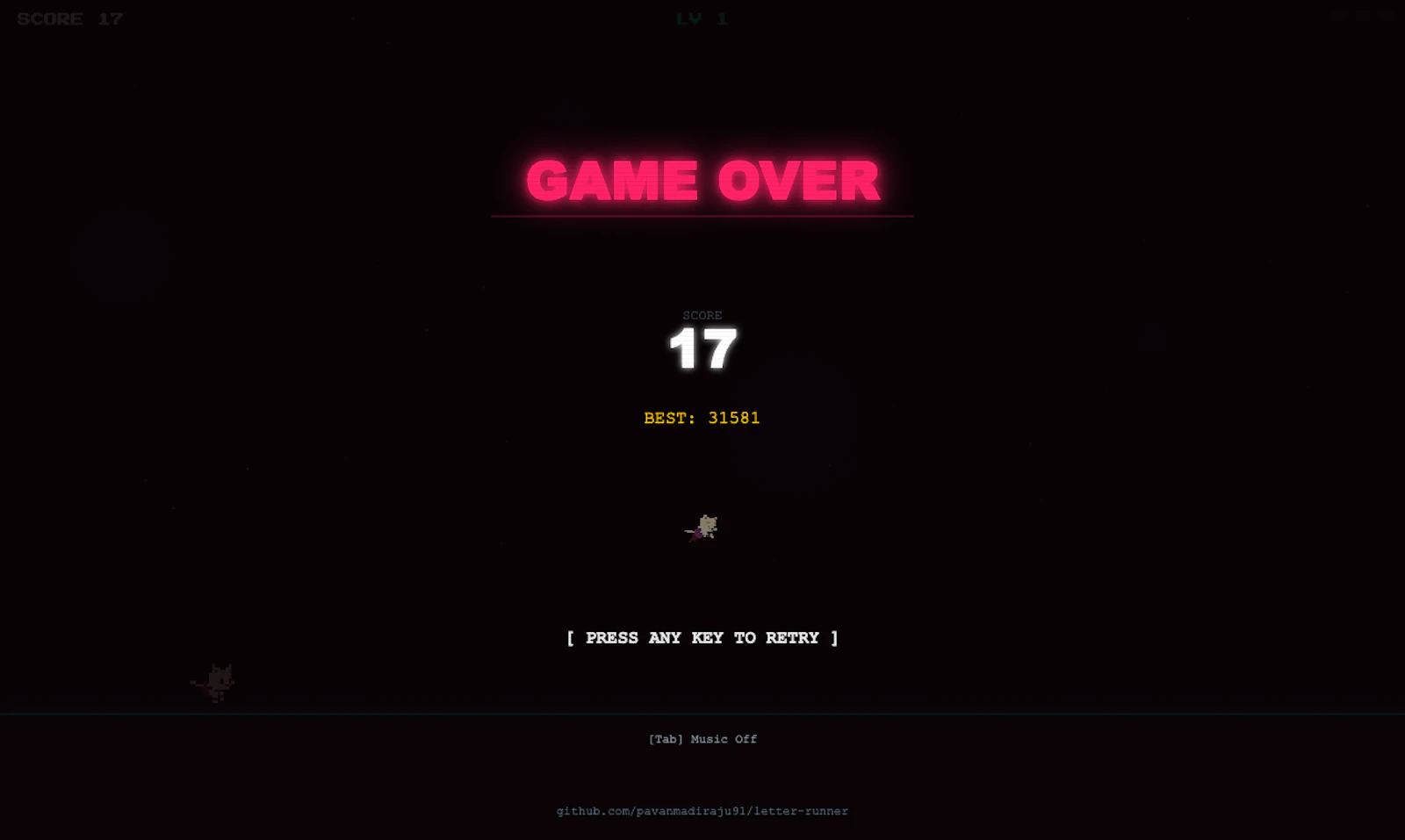 Letter Runner screenshot 1