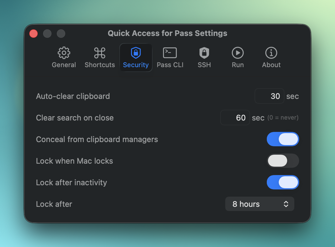 Quick Access for Pass gallery image