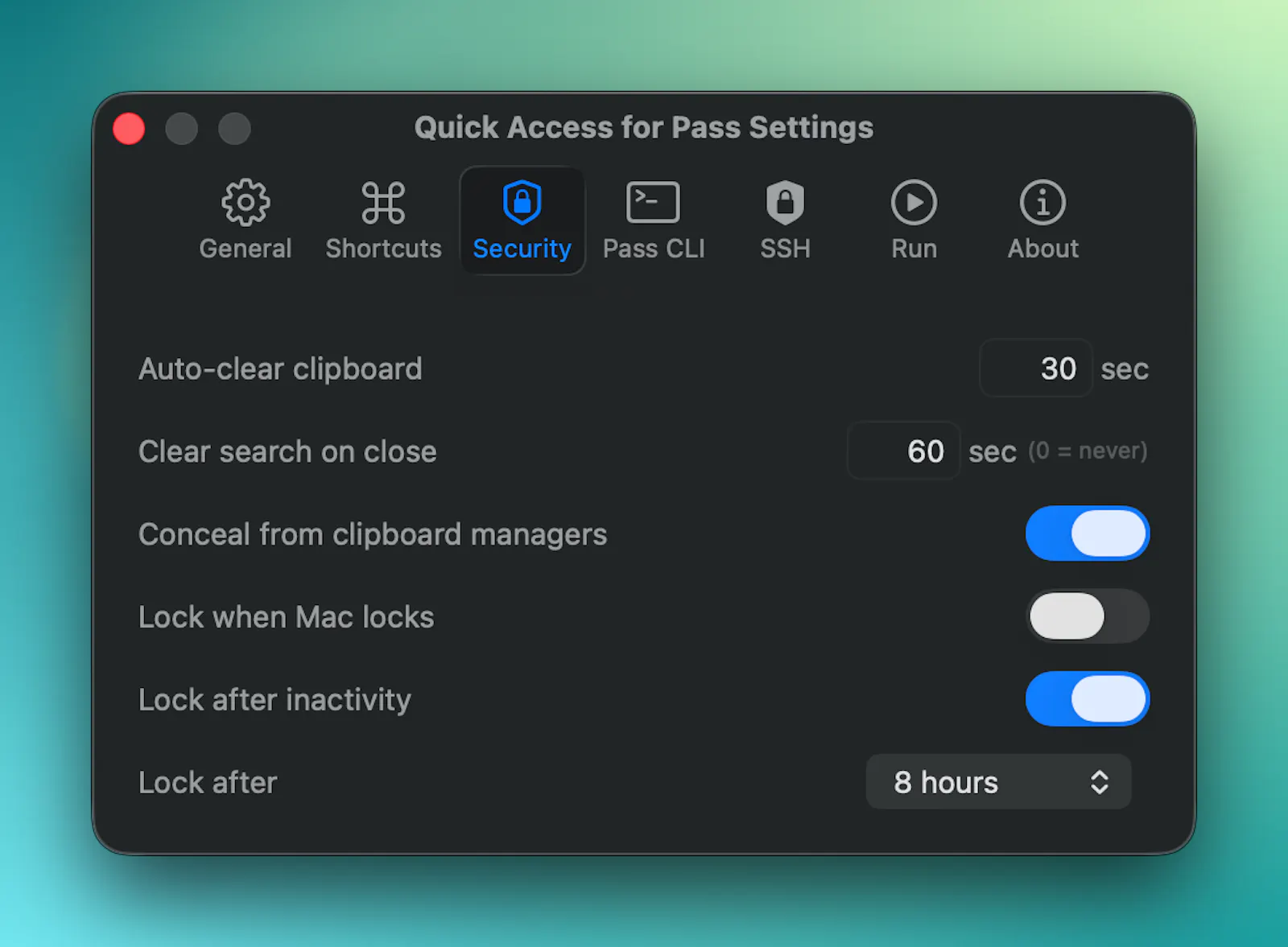 Quick Access for Pass screenshot 8