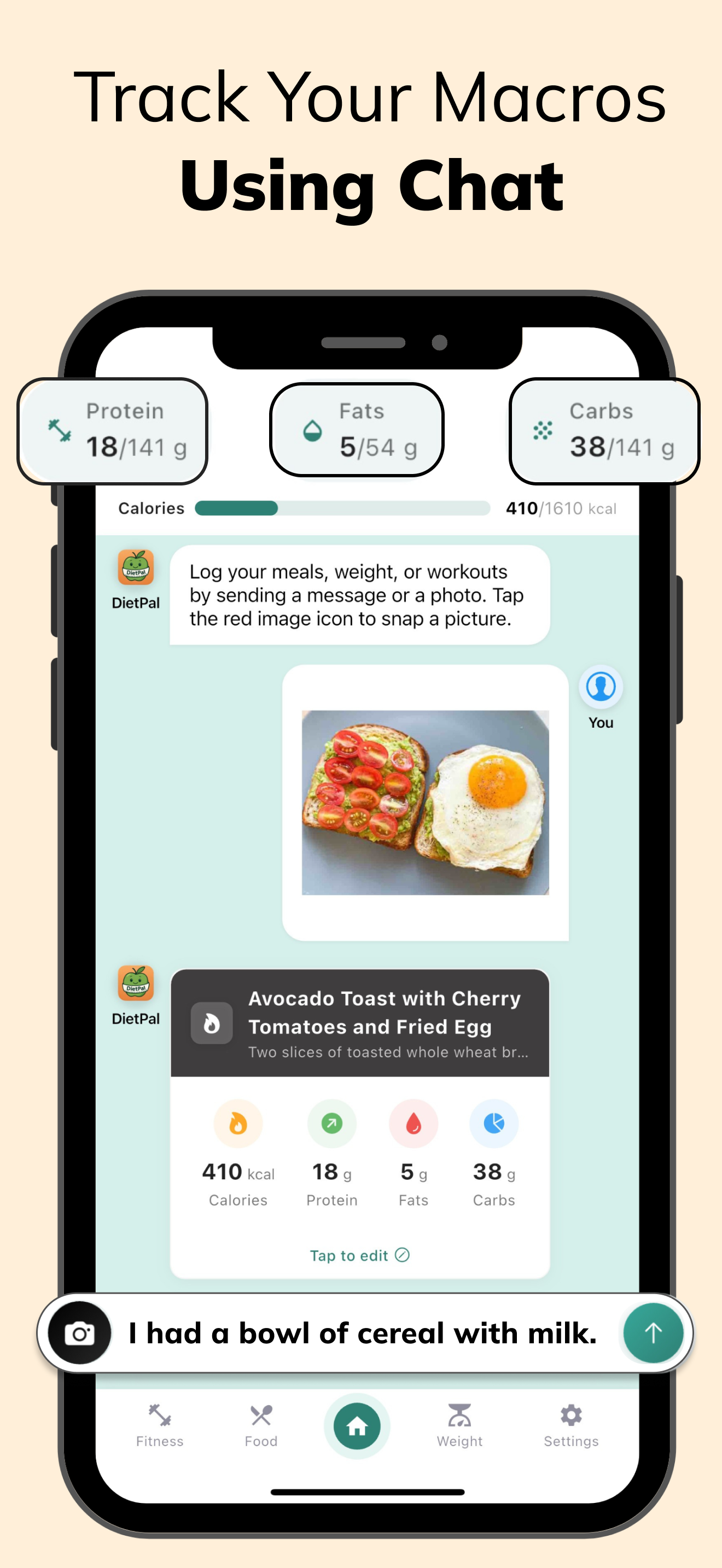 وسائط حمية: AI Calorie Tracker 2