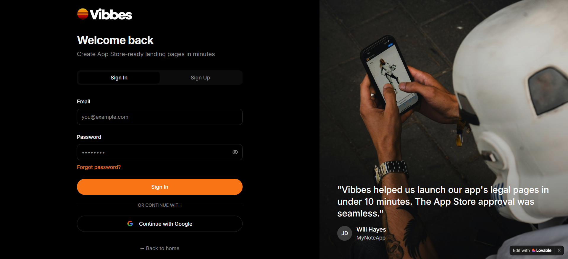 Vibbes gallery image