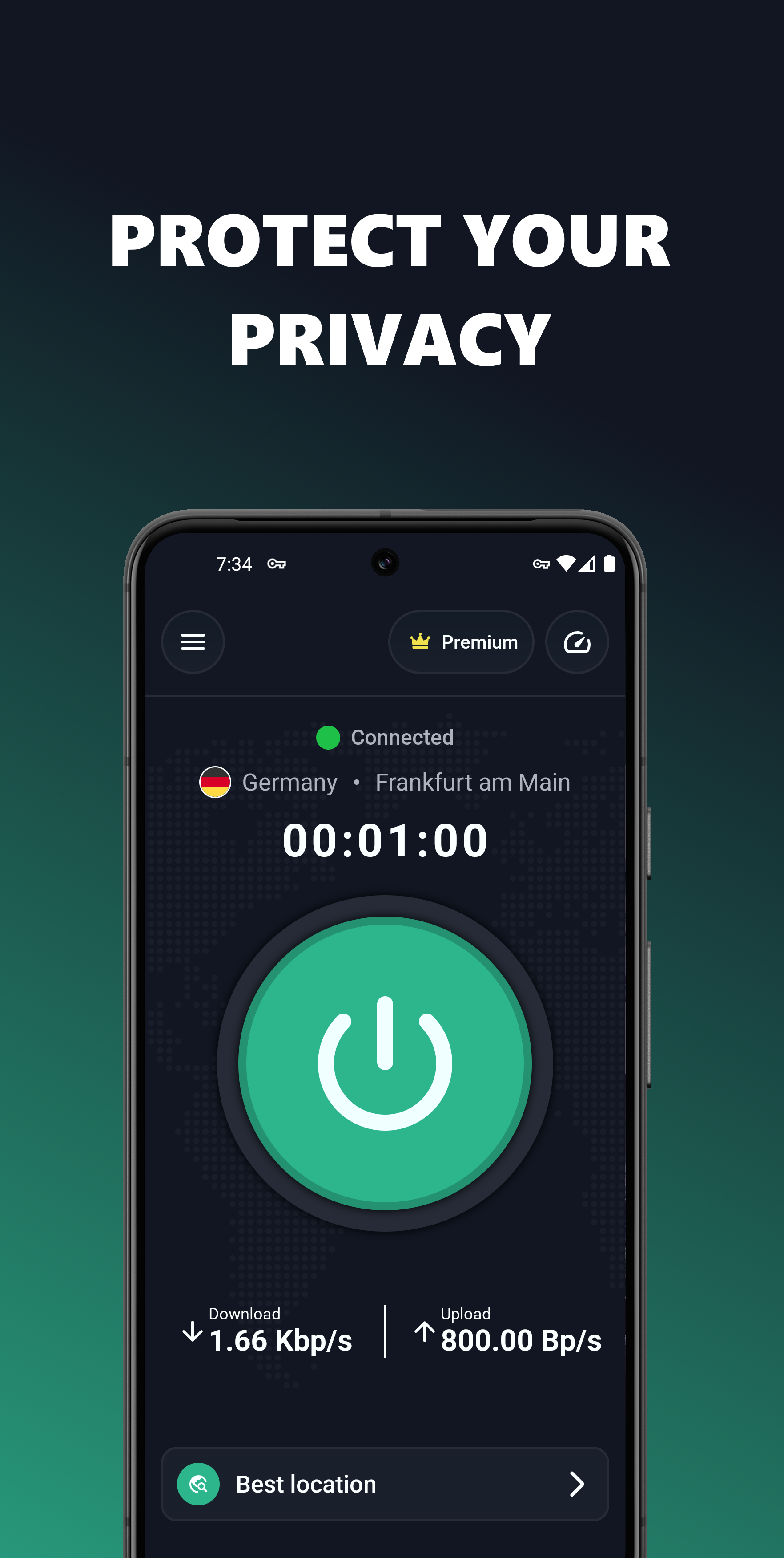 Nanovpn - ยังมีแอพ VPN อื่นที่มีเครื่องมือ Speedtest media 1