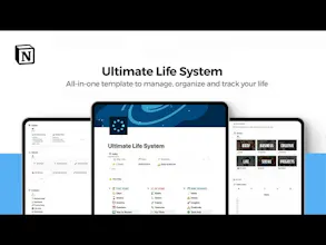 Ultimate Life System: AI Notion Template gallery image