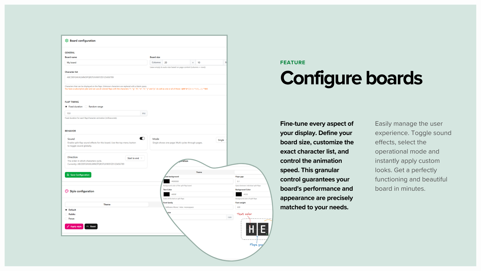 Digi-flap - Screenshot 3 showing product features and functionality