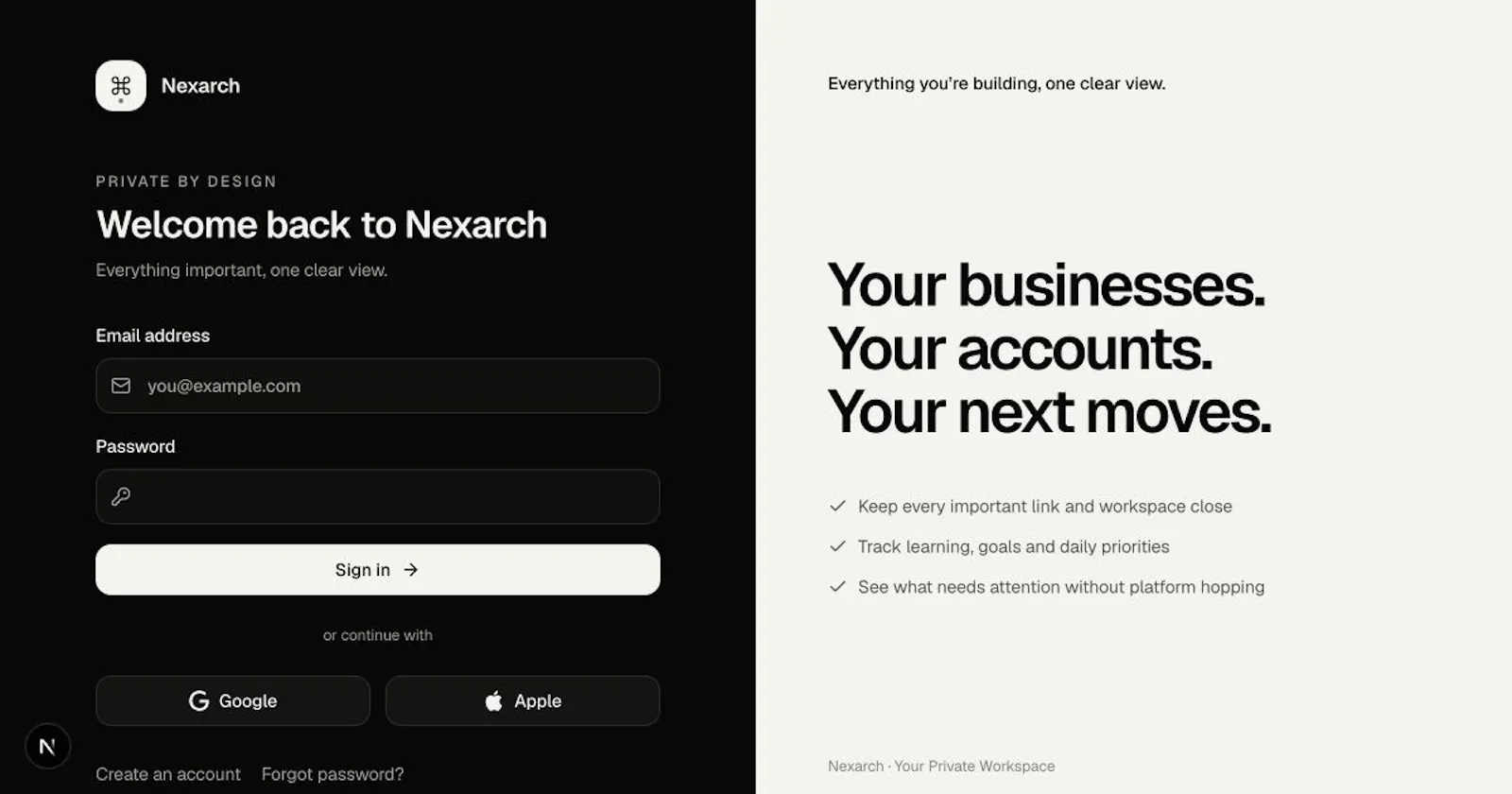 Nexarch screenshot 1