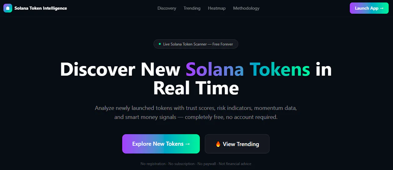 Solana Token Scanner