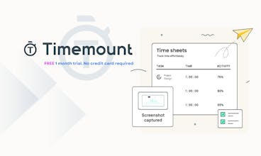 Timemount的智能追踪和工作流管理功能的插图，提升业务生产力。