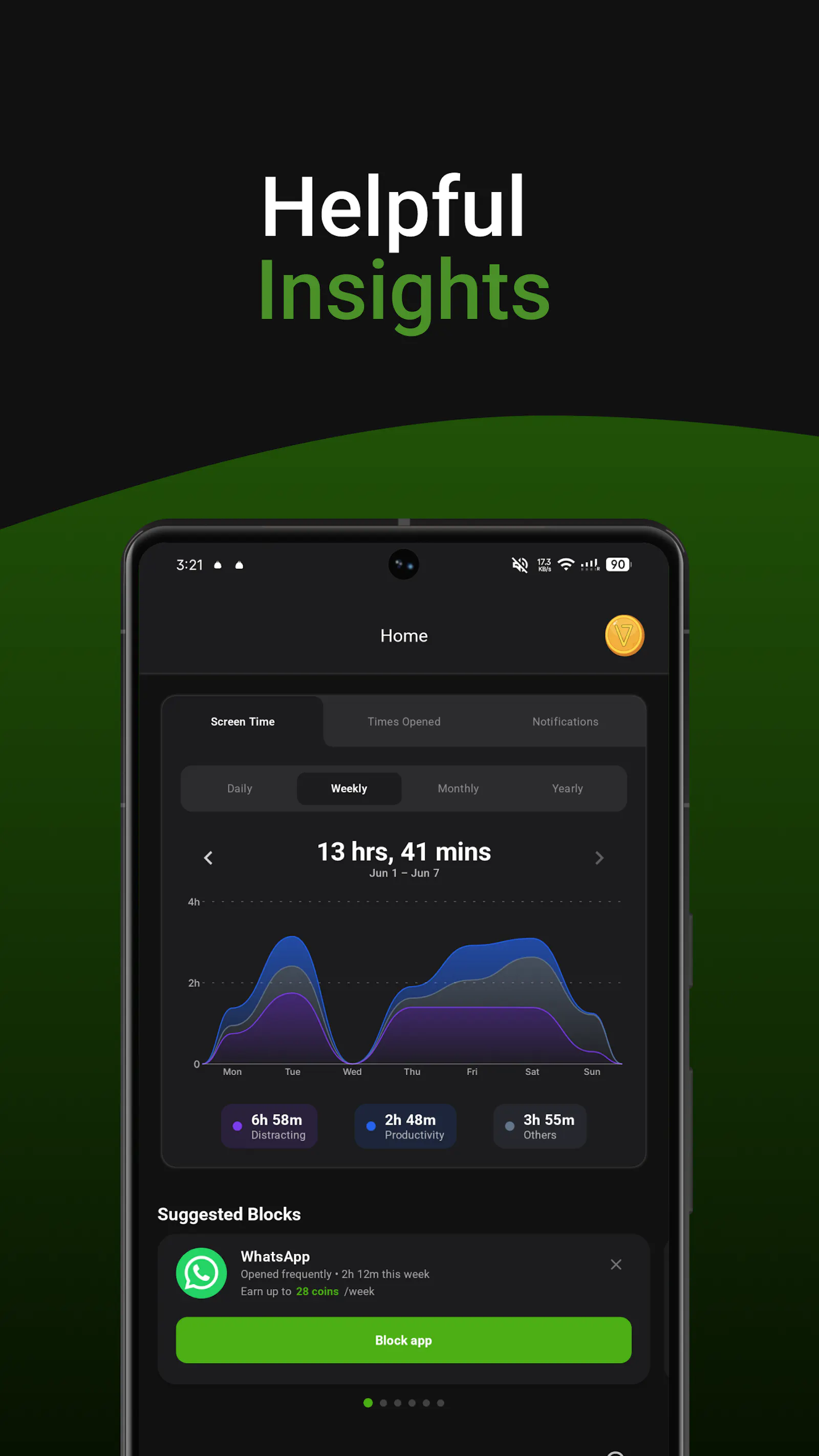 Virtue: App and website blocker screenshot 1