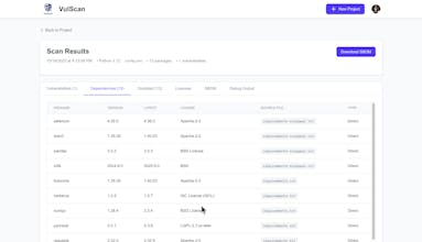 VulScan gallery image