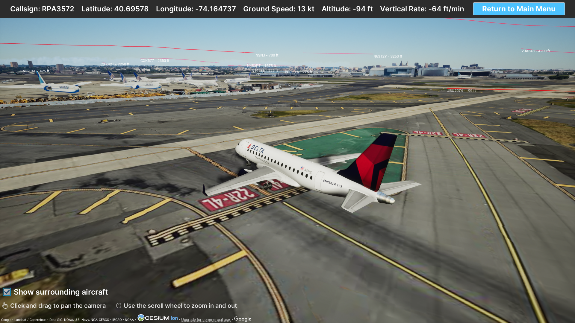 FlightTracker3d - Отслеживать местоположение любого самолета в реальном времени, все в 3D медиа 4