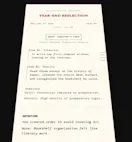 Distraction Receipt