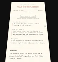 Distraction Receipt
