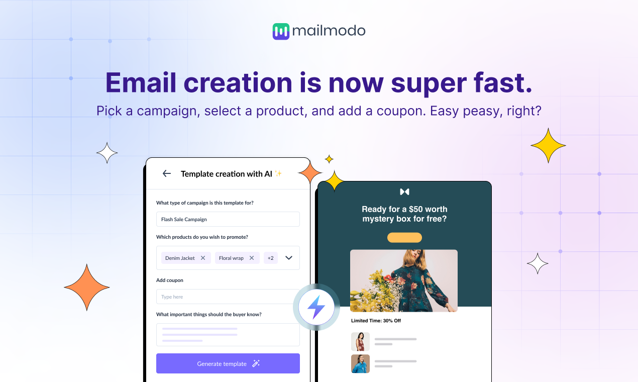 ai-email-template-creator - Create marketing email templates in a minute with AI