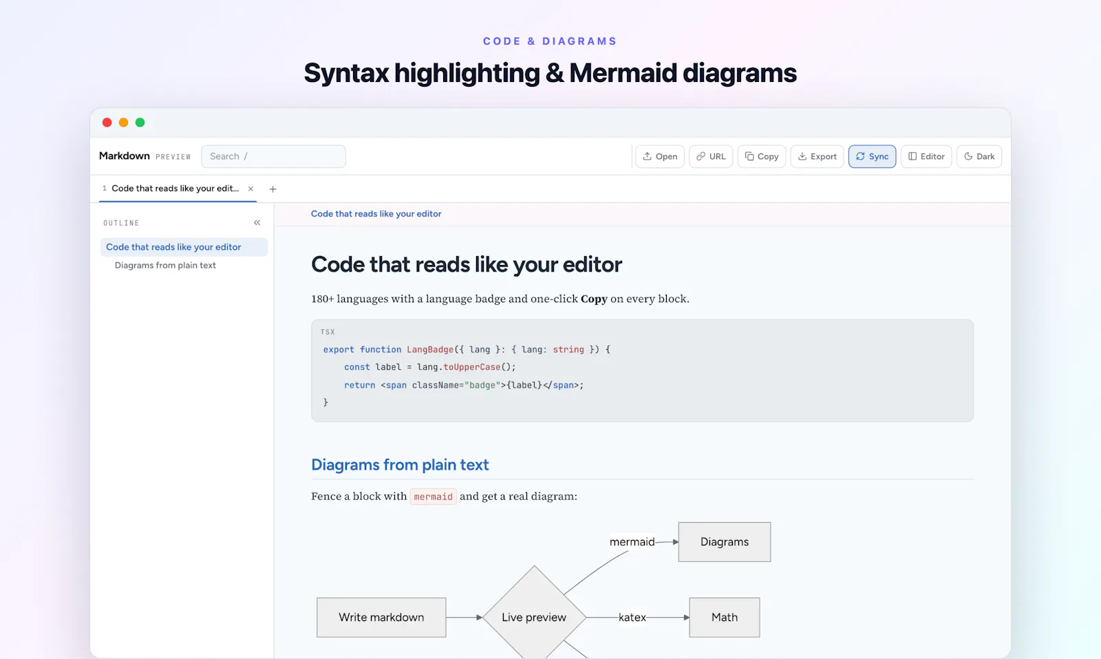 Markdown Preview screenshot 3