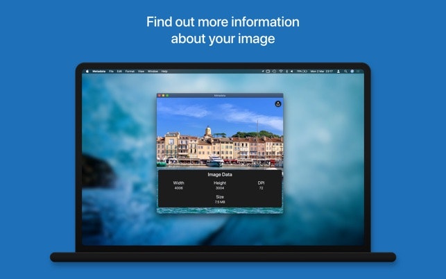 Metadata for Mac gallery image