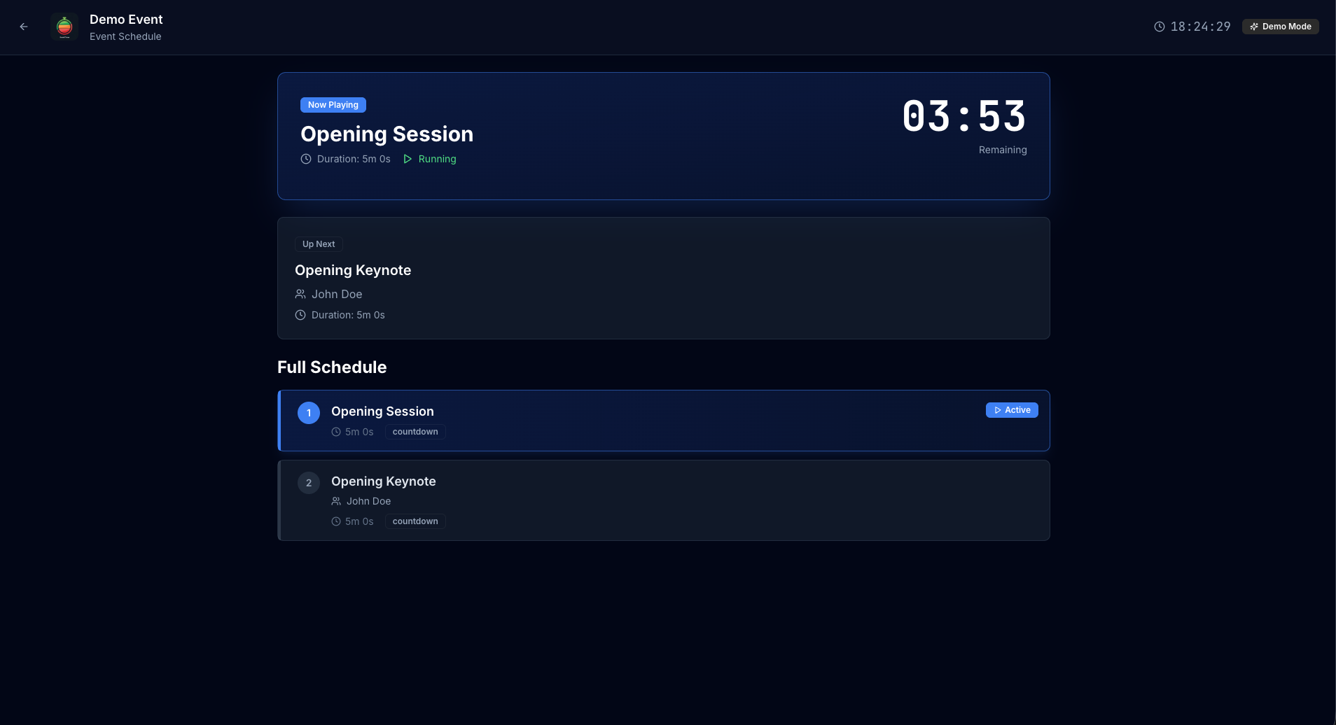 EventTimer.co - Screenshot 4 showing product features and functionality