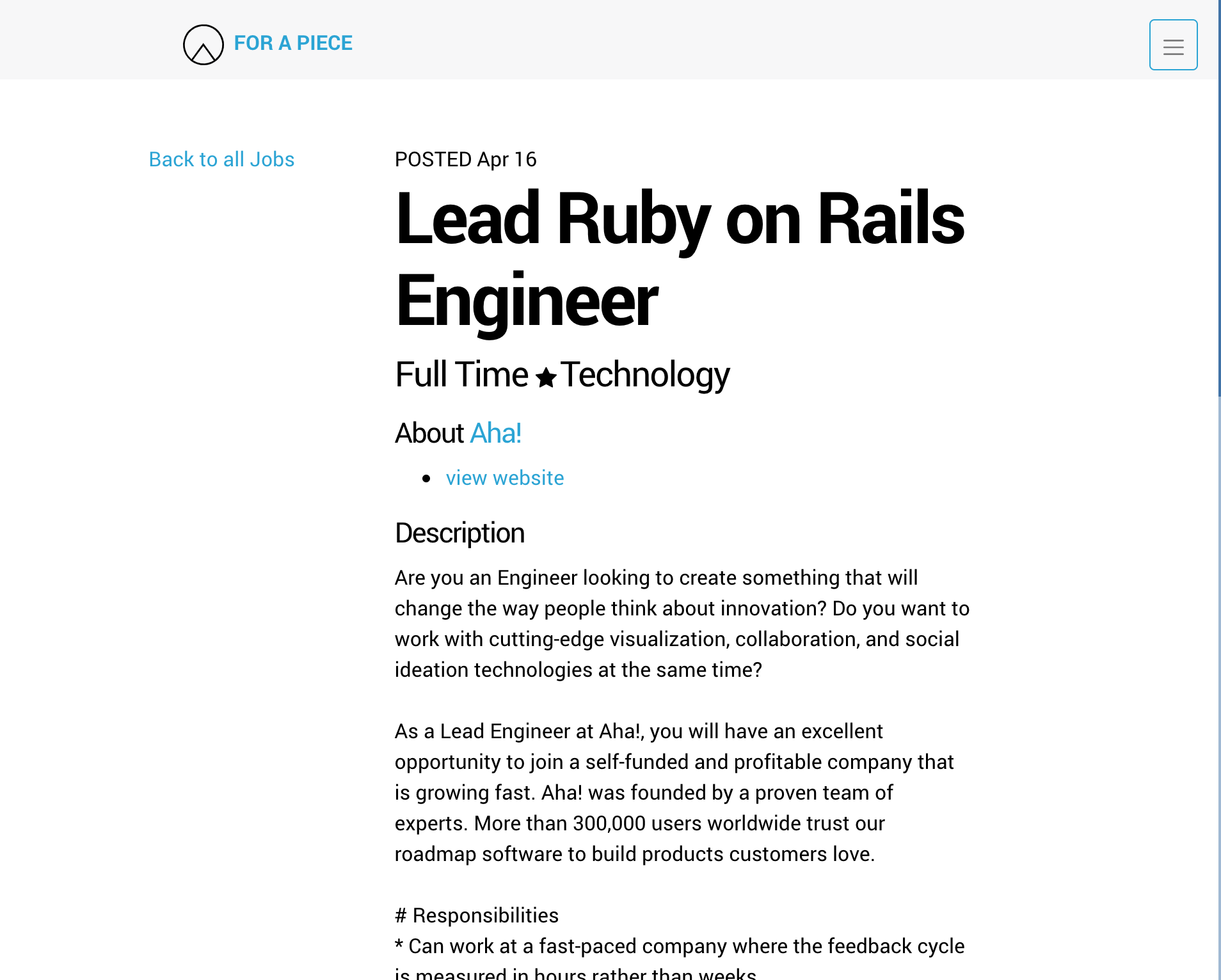 For A Piece gallery image