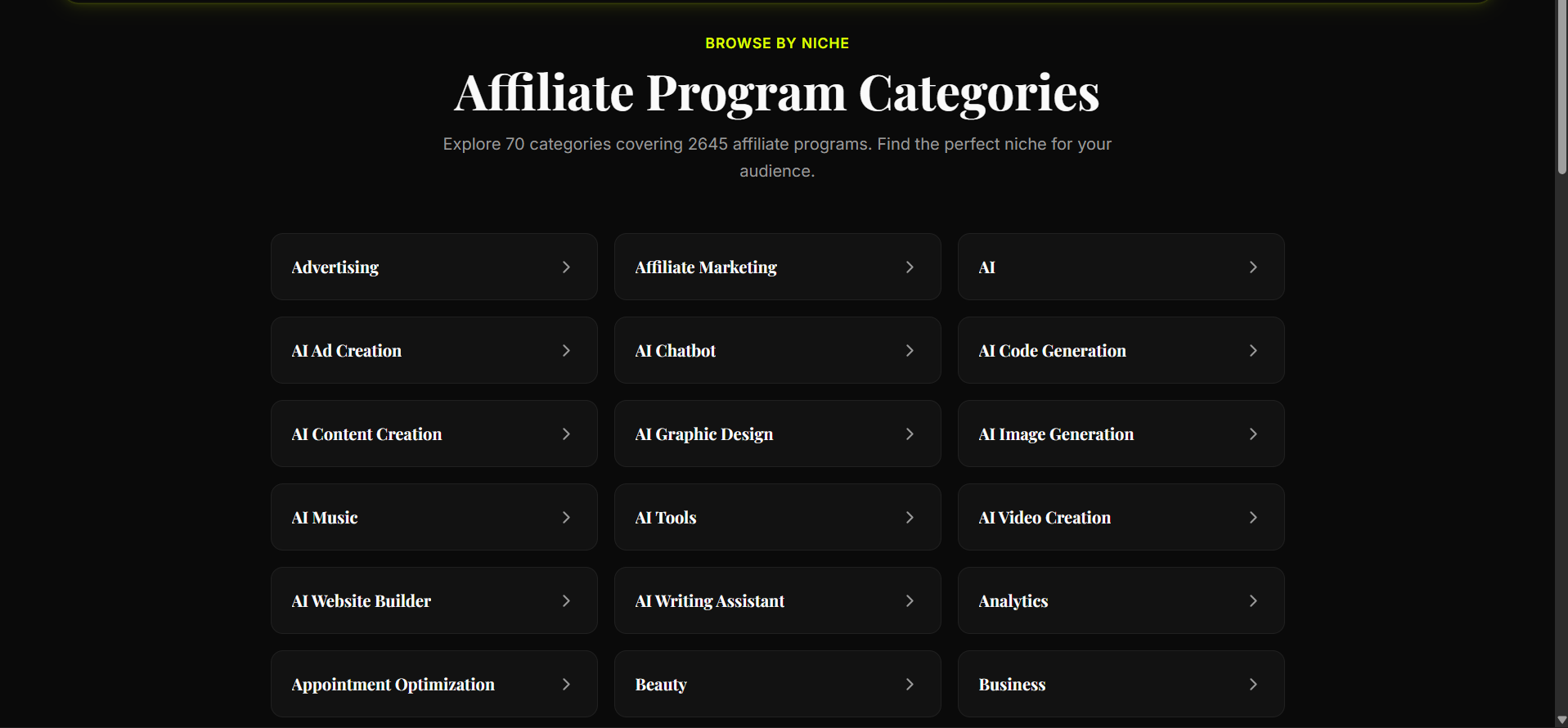 AffiliateVault - Screenshot 3 showing product features and functionality