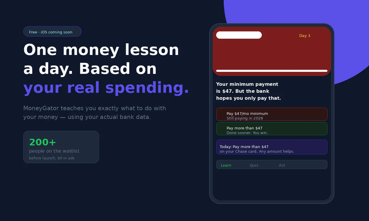 MoneyGator - Know Your Money gallery image
