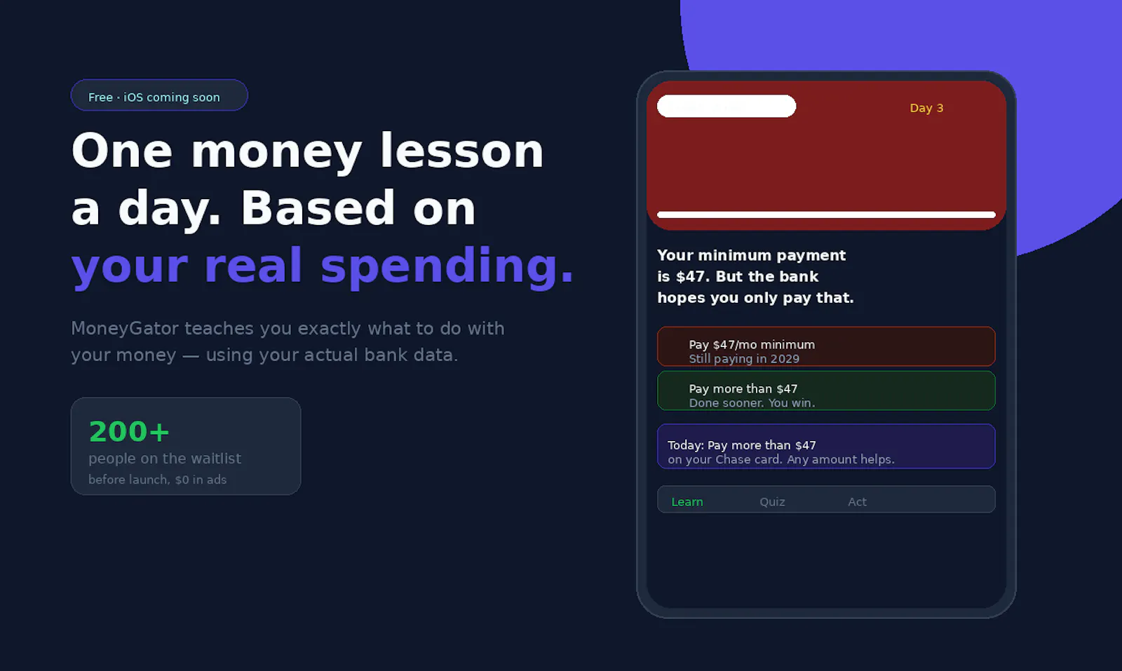 MoneyGator - Know Your Money screenshot 2